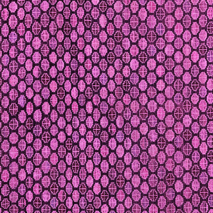 Square Abstract Pink Modern Rug, abs4470pnk