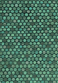 Abstract Turquoise Modern Rug, abs4470turq