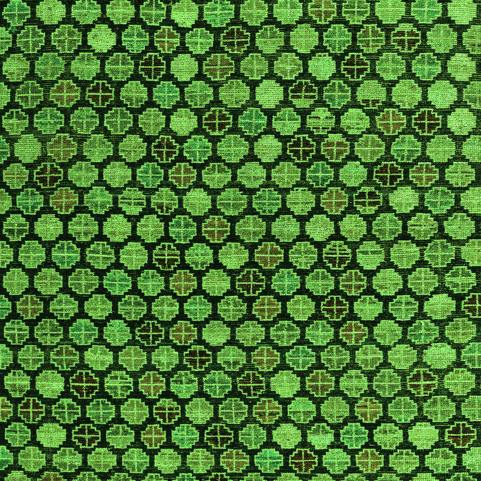 Abstract Green Modern Rug, abs4471grn