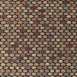 Square Machine Washable Abstract Night Red Rug, wshabs4471