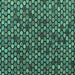 Square Abstract Turquoise Modern Rug, abs4471turq