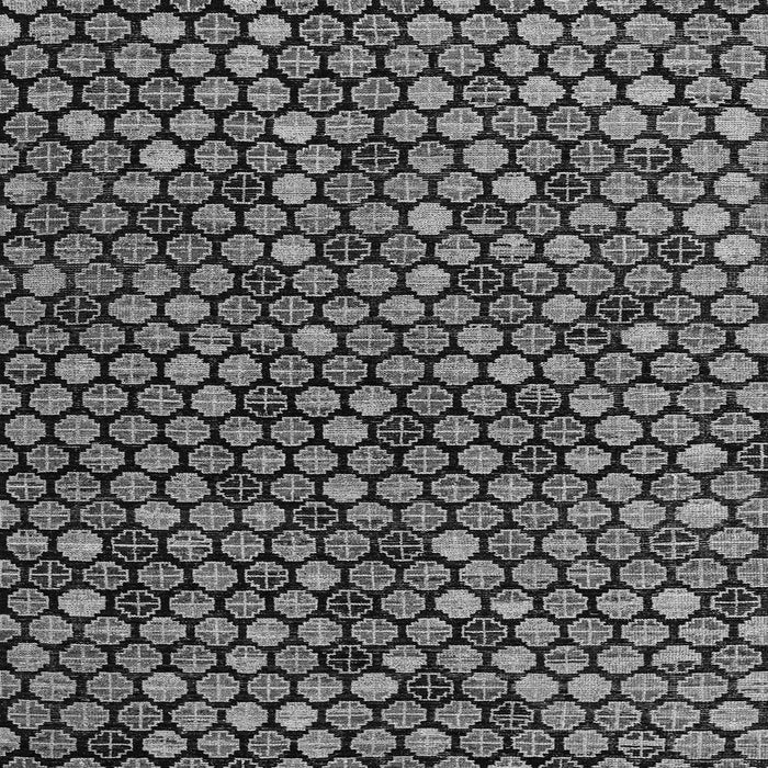 Square Abstract Gray Modern Rug, abs4471gry