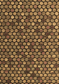 Abstract Brown Modern Rug, abs4471brn