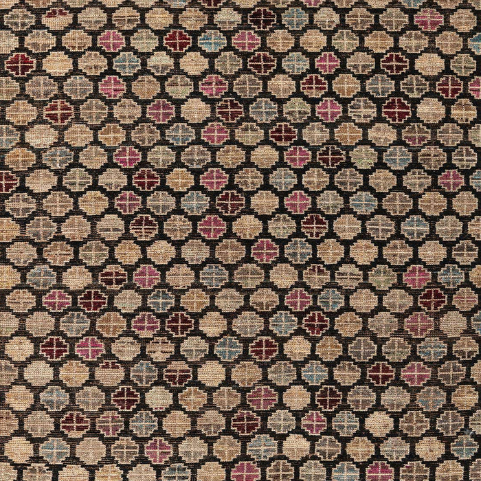 Machine Washable Abstract Night Red Rug, wshabs4471