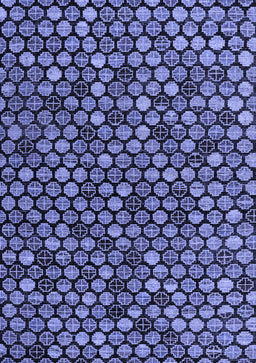 Abstract Blue Modern Rug, abs4471blu