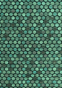 Abstract Turquoise Modern Rug, abs4471turq