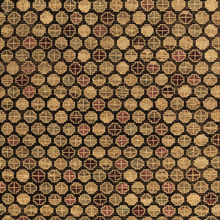 Machine Washable Abstract Brown Modern Rug, wshabs4471brn