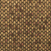 Square Machine Washable Abstract Brown Modern Rug, wshabs4471brn