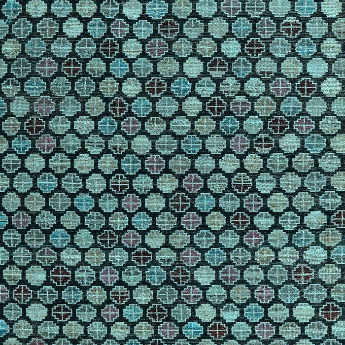 Abstract Light Blue Modern Rug, abs4471lblu