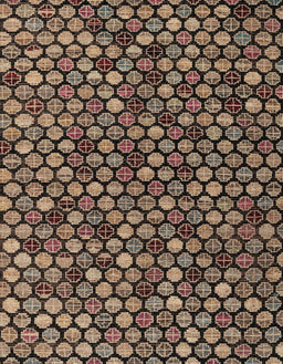 Abstract Red Modern Rug, abs4471