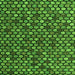 Square Machine Washable Abstract Green Modern Area Rugs, wshabs4471grn