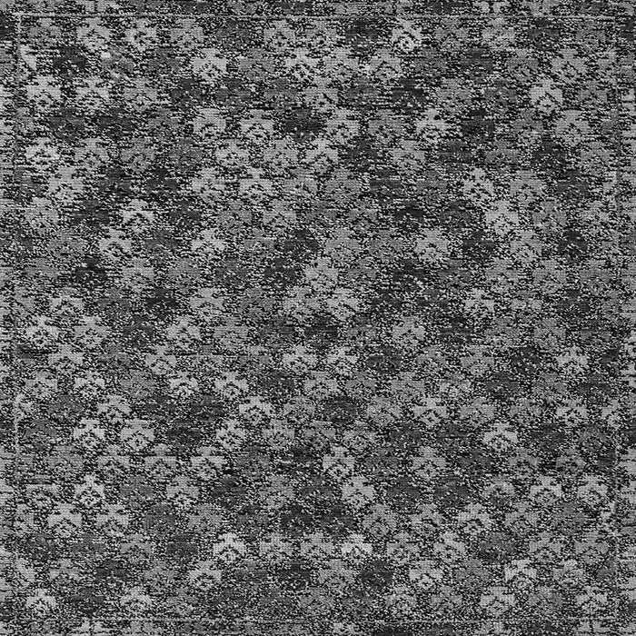 Square Abstract Gray Modern Rug, abs4472gry