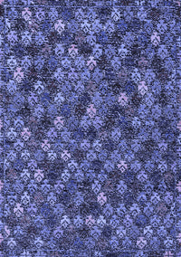 Abstract Blue Modern Rug, abs4472blu