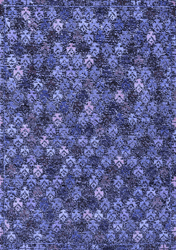 Abstract Blue Modern Rug, abs4472blu