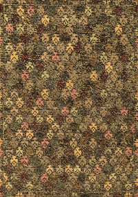 Abstract Brown Modern Rug, abs4472brn