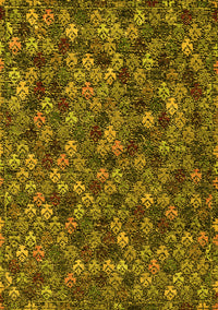 Abstract Yellow Modern Rug, abs4472yw