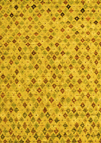 Abstract Yellow Modern Rug, abs4473yw