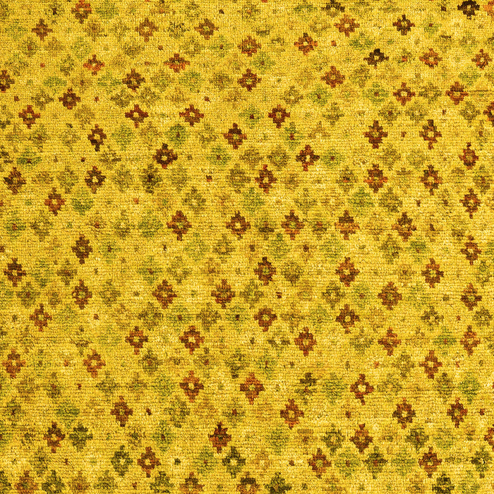 Abstract Yellow Modern Rug, abs4473yw