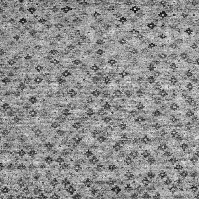 Square Machine Washable Abstract Gray Modern Rug, wshabs4473gry