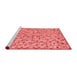 Modern Red Washable Rugs