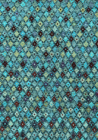 Abstract Light Blue Modern Rug, abs4474lblu