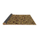 Sideview of Abstract Brown Modern Rug, abs4474brn