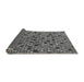 Sideview of Abstract Gray Modern Rug, abs4474gry