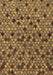 Machine Washable Abstract Brown Modern Rug, wshabs4474brn