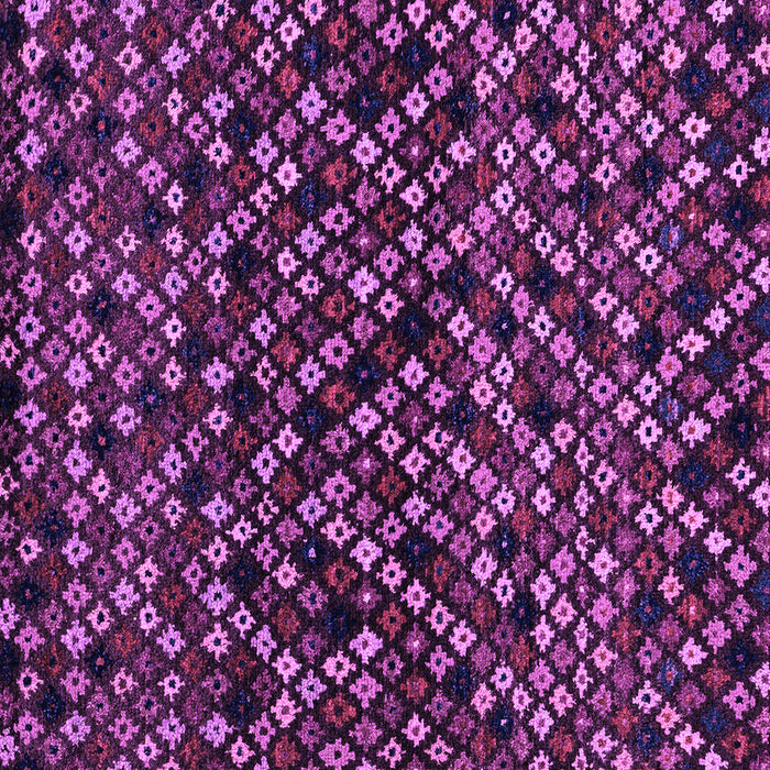 Square Abstract Purple Modern Rug, abs4475pur