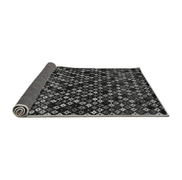 Sideview of Abstract Gray Modern Rug, abs4475gry