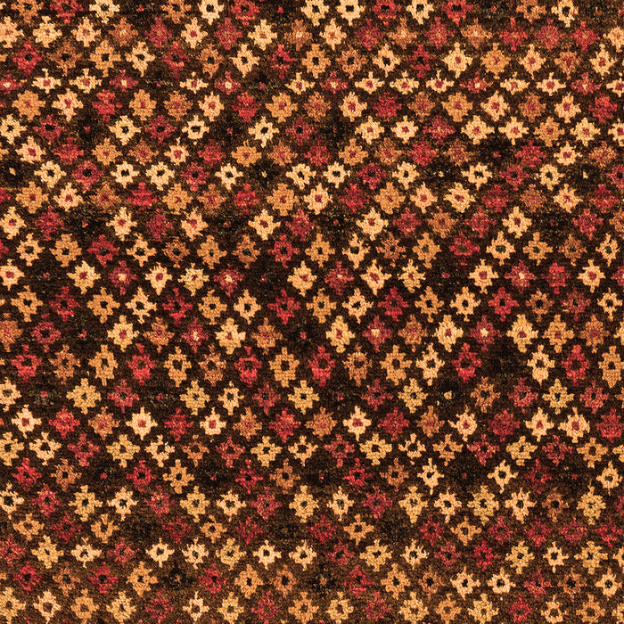 Abstract Orange Modern Rug, abs4475org