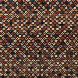 Square Abstract Red Modern Rug, abs4475