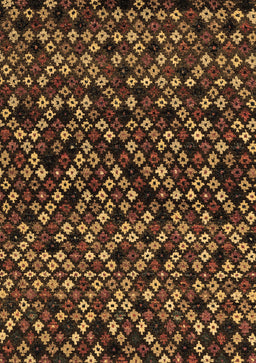 Abstract Brown Modern Rug, abs4475brn