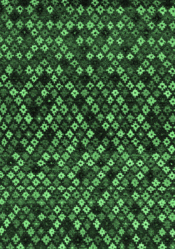 Abstract Emerald Green Modern Rug, abs4475emgrn