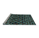 Sideview of Machine Washable Abstract Light Blue Modern Rug, wshabs4475lblu