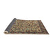 Sideview of Abstract Sangria Brown Modern Rug, abs4476