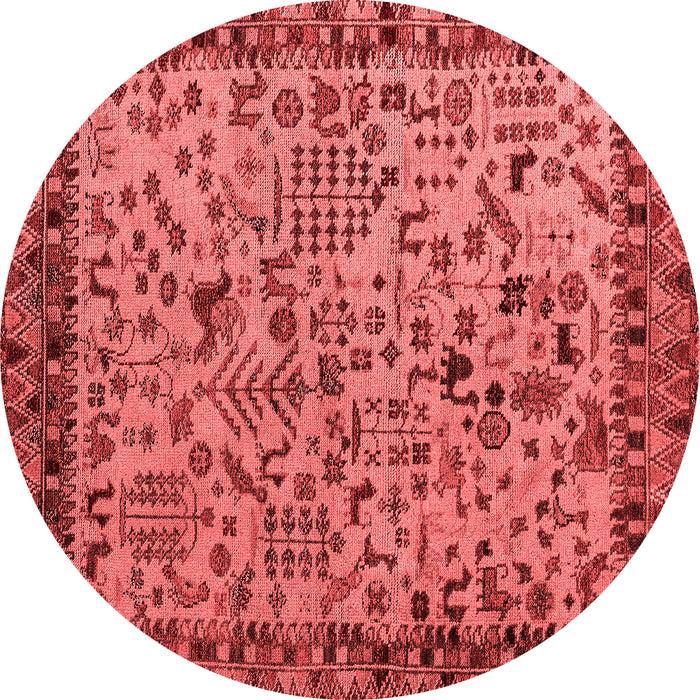 Abstract Red Modern Rug, abs4476red