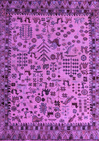 Abstract Purple Modern Rug, abs4476pur