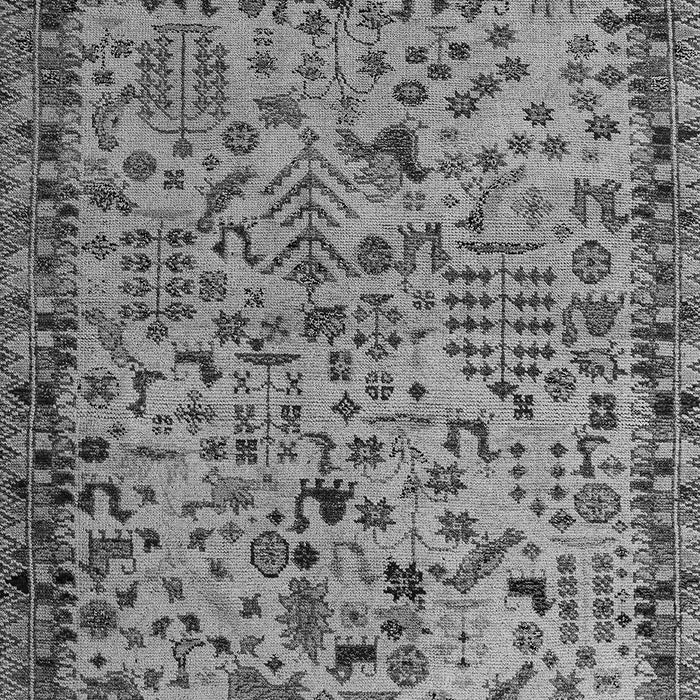 Abstract Gray Modern Rug, abs4476gry