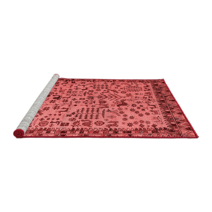 Modern Red Washable Rugs
