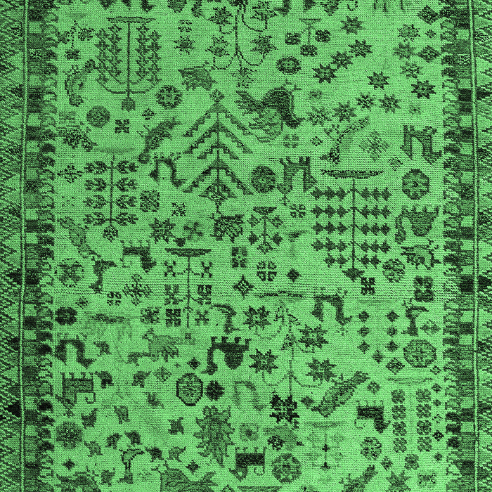 Machine Washable Abstract Emerald Green Modern Area Rugs, wshabs4476emgrn