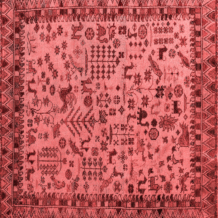 Abstract Red Modern Rug, abs4476red