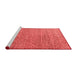 Modern Red Washable Rugs