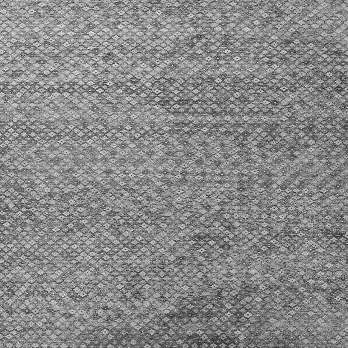 Square Machine Washable Abstract Gray Modern Rug, wshabs4477gry