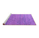 Sideview of Machine Washable Abstract Purple Modern Area Rugs, wshabs4477pur