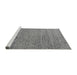 Sideview of Machine Washable Abstract Gray Modern Rug, wshabs4477gry