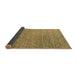 Sideview of Abstract Brown Modern Rug, abs4477brn