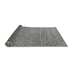 Sideview of Abstract Gray Modern Rug, abs4477gry