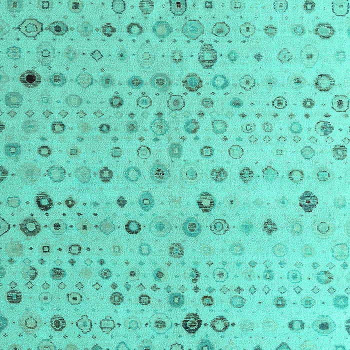 Machine Washable Solid Turquoise Modern Area Rugs, wshabs4478turq