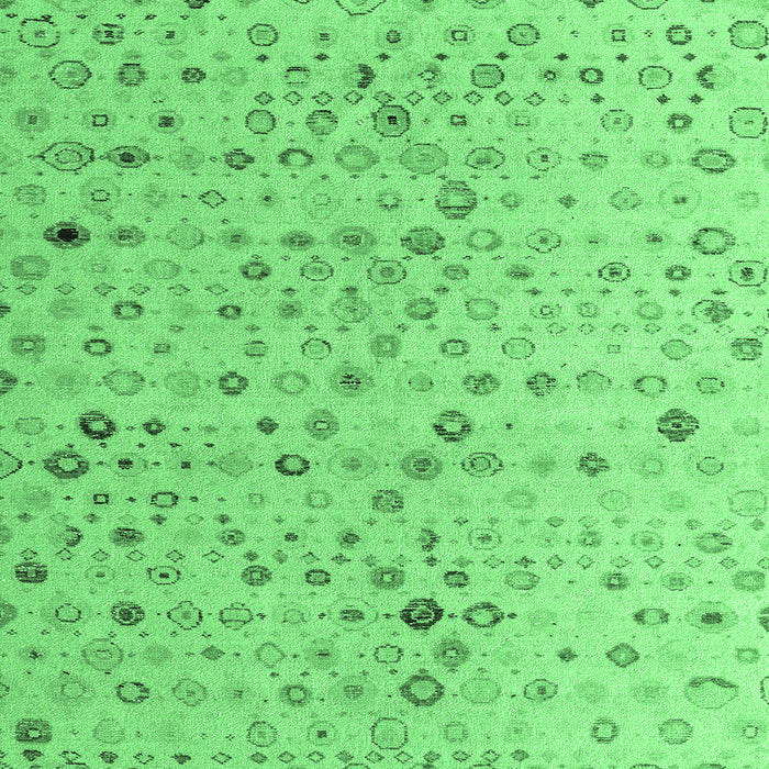 Square Solid Emerald Green Modern Rug, abs4478emgrn